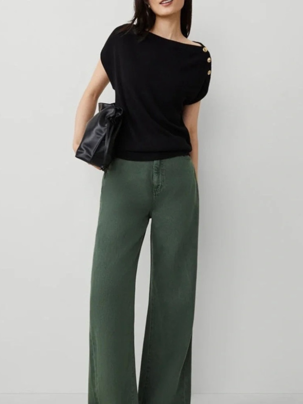 NWT Deep Green Ann Taylor Trouser Jeans